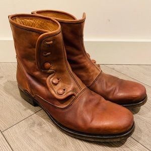 John Varvatos Collection Bowery Leather Boots